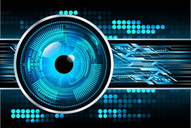 Çeşitli teknolojik elementlere sahip soyut arkaplan