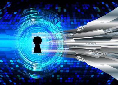 Fütürist teknolojiye sahip soyut arkaplan