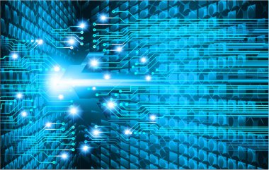 Mavi dalgalar ve ışık ile soyut arkaplan