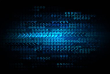 Mavi ve sarı noktalı soyut arkaplan