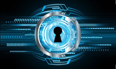 Siyah arkaplanda kilit simgesinin dijital bileşimi