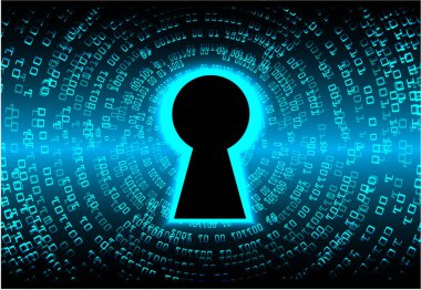 Dijital güvenlik kavramı. soyut arkaplan.