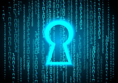 devre kartı ile ikili kod arkaplanı