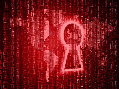 Bir bilgisayar faresi ile soyut arkaplan