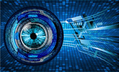 Sanal ekran ile soyut arkaplan