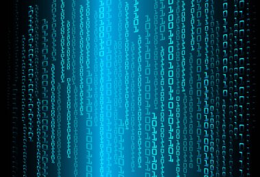 sayılarla birlikte ikili kod arkaplanı