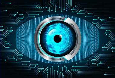 bir çip ve ikili kod ile soyut arkaplan