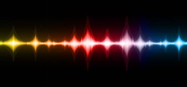 soyut ses dalgası vektör arkaplanı