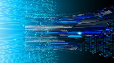 Parlak çizgiler ve noktalarla soyut arkaplan