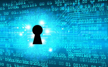 İkili kodlu mavi devre kartı