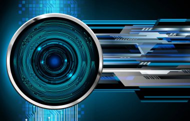 Parlak altıgenli soyut teknoloji arka planı, vektör illüstrasyonu