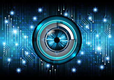 Fütürist teknolojiye sahip soyut arkaplan