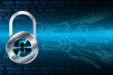 İkili kodlu soyut arkaplanın vektör illüstrasyonu