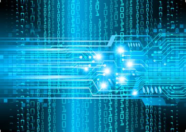 Devre kartı ile soyut arkaplan