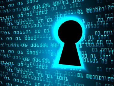 Odada anahtarı olan anahtar deliği