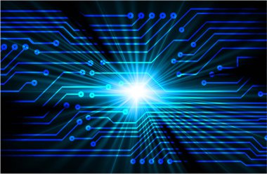 Teknoloji geçmişi olan devre kartı