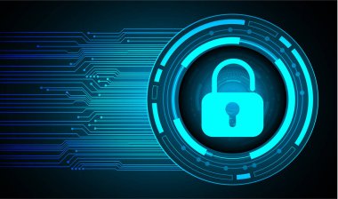 Siyah arkaplana kilitlenmiş dijital tabletin 3d illüstrasyonu