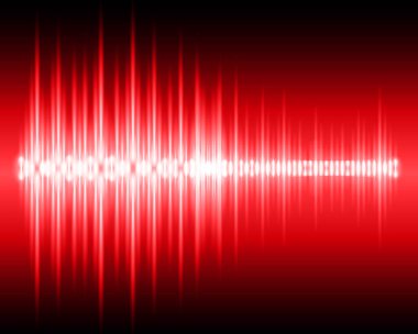 Ses dalgalarıyla soyut arkaplan