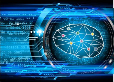 Bilgisayar teknolojisiyle soyut arkaplan