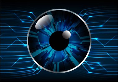 Fütürist teknolojiye sahip soyut arkaplan