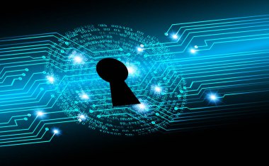 Devre kartı ile soyut arkaplan