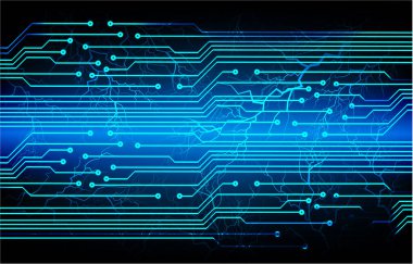 Teknoloji geçmişi olan devre kartı