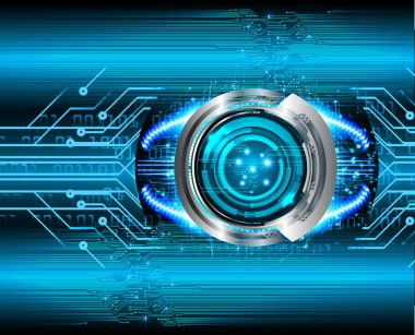 Dijital teknolojiyle soyut arkaplanın vektör çizimi