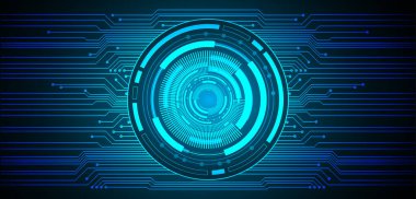 Devre kartlı soyut mavi arkaplan