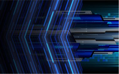 Fütürist teknolojiye sahip soyut arkaplan