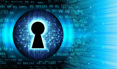 dijital güvenlik konsepti 3d illüstrasyon