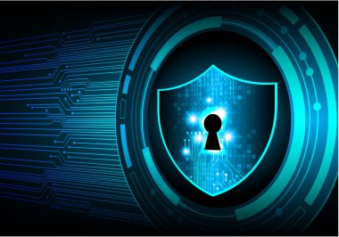 Teknoloji bağlantısı ve ikili kodlu soyut arkaplan