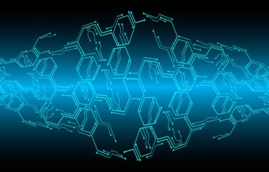 Metnin için parlayan satırlar ve boşluk içeren soyut arkaplan