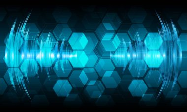 soyut gelecek teknolojisi arkaplanı