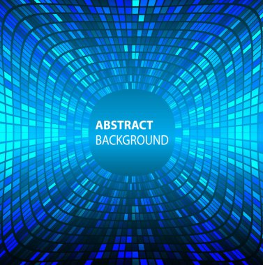 Mavi Daireyle Soyut Arkaplan