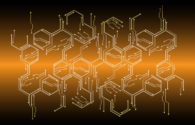 soyut gelecek teknolojisi arkaplanı