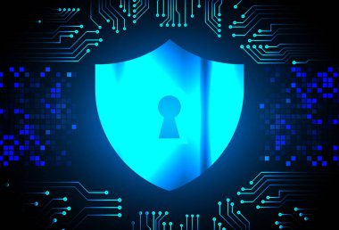 İkili kodların arkaplanındaki güvenlik kilidi