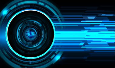 Metniniz için alanı olan geleceksel teknoloji arkaplanı