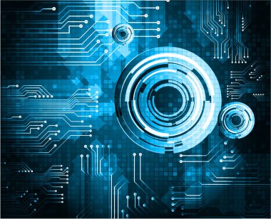 Devre kartlı soyut teknoloji arkaplanı