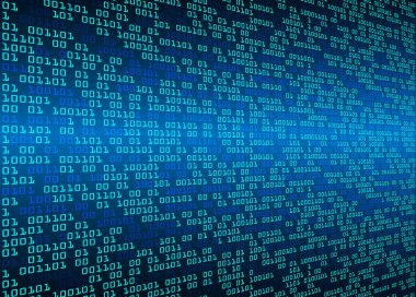 sayılar ve basamaklı ikili kod arkaplanı