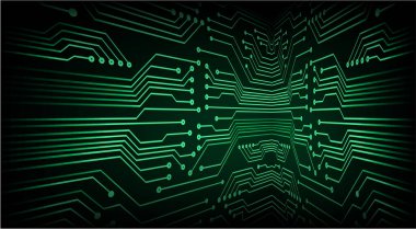 Elektronik mikroçipli devre kartı