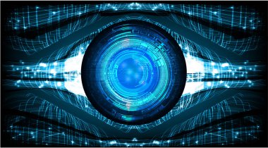 Çeşitli teknolojik elementlere sahip soyut teknoloji arka planı