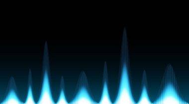 Siyah arkaplanda yangın alevi