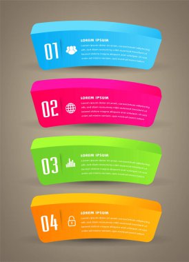 iş vektörü illüstrasyonunuz için modern tasarım şablonu.