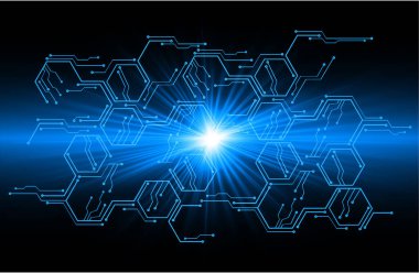 Metnin için parlayan satırlar ve boşluk içeren soyut arkaplan