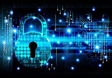 kilit ve devre kartı ikili kodlu asma kilit