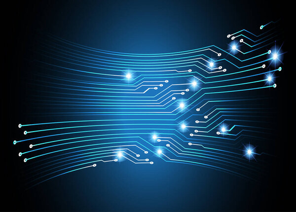 фон печатной платы. векторная иллюстрация. eps10