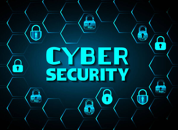 Концепция кибербезопасности на виртуальном экране