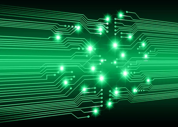 Fond Carte Circuit Imprimé Illustration Vectorielle — Image vectorielle