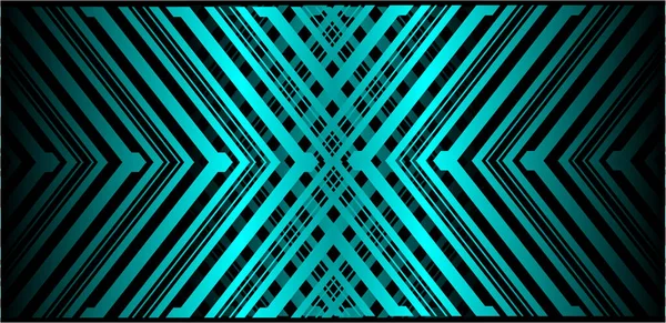 Abstrakter Hintergrund Mit Blauen Und Grünen Linien — Stockvektor