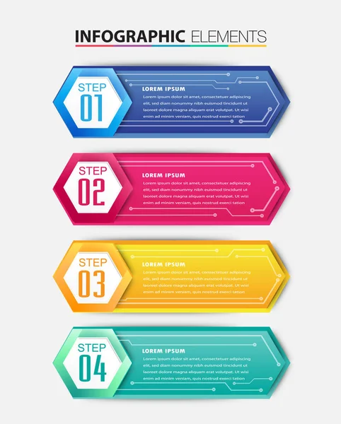 Vectorinfografische Sjablonen Voor Bedrijf — Stockvector